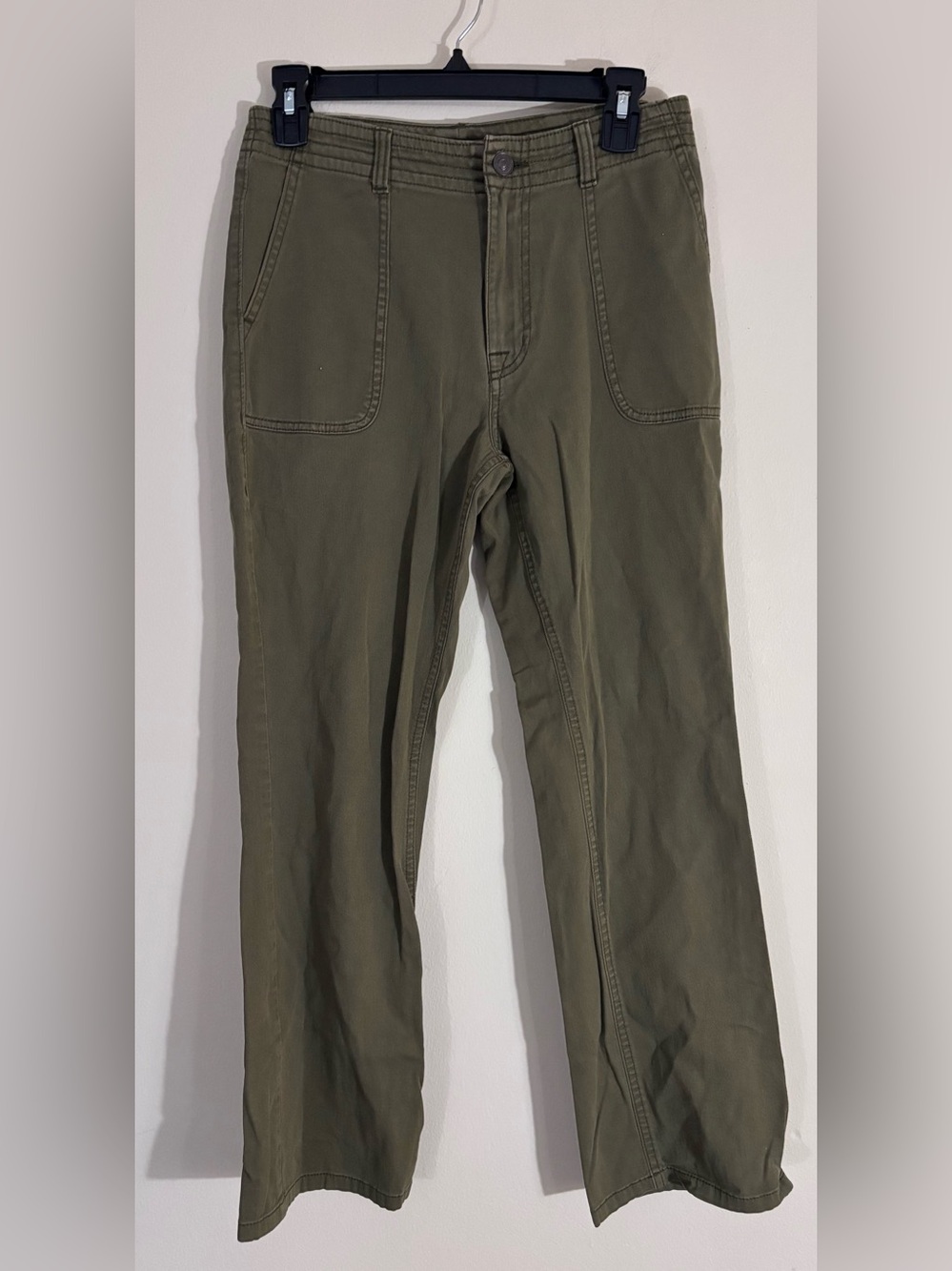 prAna Melrose Pants Size 4 Olive Green Utility Tapered Leg